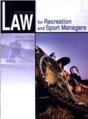 Cover of: Law for recreation and sport managers by [edited by] Doyice J. Cotten, John T. Wolohan.