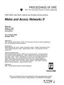 Cover of: Metro and access networks II | Asia-Pacific Optical and Wireless Communications (2002 Shanghai, China)