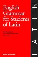 Cover of: English grammar for students of Latin by Norma Goldman