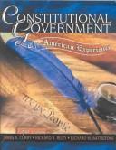 Cover of: Constitutional government by James A. Curry