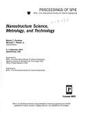 Cover of: Nanostructure science, metrology, and technology: 5-7 September 2001, Gaithersburg, USA