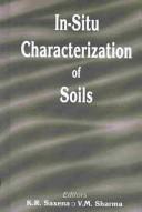 Cover of: In-situ characterization of soils