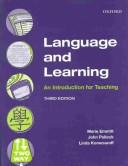 Language and learning by Marie Emmitt