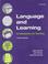 Cover of: Language and learning