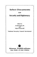 Cover of: Select documents on security and diplomacy