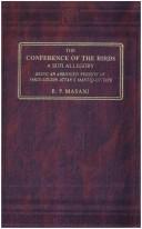 Cover of: The conference of the birds, a Sufi allegory by Farīd al-Dīn ʻAṭṭār