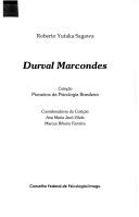 Cover of: Durval Marcondes