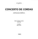 Cover of: Concerto de cordas: antologia poética