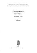 Cover of: Die Inschriften von Mylasa by herausgegeben von Wolfgang Blümel.