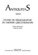 Cover of: Etudes de démographie du monde gréco-romain