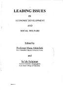 Cover of: Leading issues in economic development and social welfare