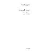 Cover of: Lek och raseri: Ingmar Bergmans teater 1938-2002