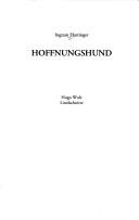 Cover of: Hoffnungshund: Linolschnitte