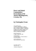 Power and island communities by Evans, Christopher.