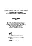 Cover of: Territorio, cultura e historia: materiales para la renovación de la enseñanza sobre la sociedad peruana