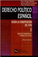 Cover of: Derecho político español: según la Constitución de 1978