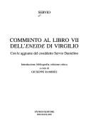 Cover of: Commento al Libro VII dell'Eneide di Virgilio by Servius