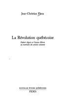 Cover of: La révolution québécoise by Jean-Christian Pleau
