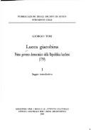 Cover of: Lucca giacobina by 