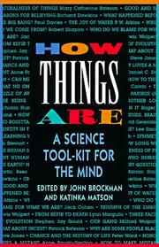 Cover of: How Things Are: A Science Tool-Kit for the Mind
