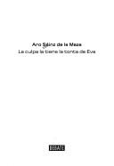 Cover of: La culpa la tiene la tonta de Eva by Aro Sáinz de la Maza