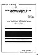 The New Partnership for Africa's Development (NEPAD) by William Nyarko