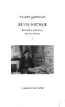 Cover of: Œuvre poétique by Philippe Chabaneix