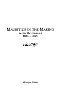 Cover of: Mauritius in the making: across the censuses, 1846-2000