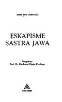 Cover of: Eskapisme sastra Jawa