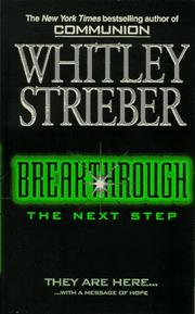 Cover of: Breakthrough by Whitley Strieber, Whitley Strieber