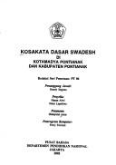 Cover of: Kosakata dasar Swadesh di Kotamadya Pontianak dan Kabupaten Pontianak