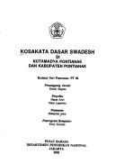 Kosakata dasar Swadesh di Kotamadya Pontianak dan Kabupaten Pontianak