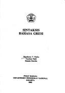 Cover of: Sintaksis bahasa Gresi