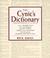 Cover of: The Cynic's Dictionary