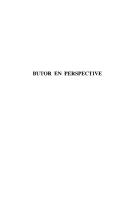 Cover of: Butor en perspective