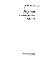 Cover of: Röpirat by Sándor Márai