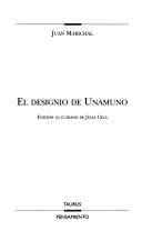 Cover of: El designio de Unamuno