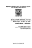 Evolutionary biology of Brunellia Ruiz & Pavón (Brunelliaceae, Oxalidales) by Clara Inés Orozco Pardo