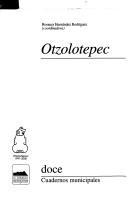 Cover of: Otzolotepec by Rosaura Hernández Rodríguez, coordinadora.