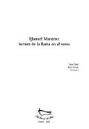 Cover of: Manuel Mantero: lectura de la llama en el verso / Sara Pujol, Julia Uceda (coord.)