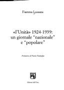 Cover of: "L' Unità" 1924-1939, un giornale "nazionale" e "popolare" by Fiamma Lussana