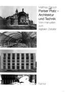 Cover of: Pariser Platz - Architektur und Technik: vom manuellen zum digitalen Zeitalter