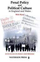 Penal policy and political culture in England and Wales