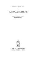 Cover of: Il duca d'Atene by Tommaseo, Niccolò