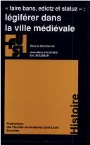 Front cover of Faire bans, edictz et statuz by Unknown
