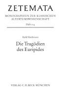 Cover of: Die Tragödien des Euripides
