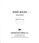 Cover of: John Wilde by John Wilde