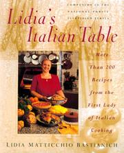Cover of: Lidia's Italian table