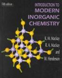 Cover of: Introduction to modern inorganic chemistry
