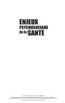 Cover of: Enjeux psychosociaux de la santé